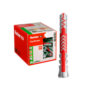 Kołki rozporowe Fischer DUOPOWER - 8x65 DIY op. 50 szt. uniwersalne nylonowe