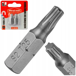 Bity Do Wkrętarki Magnetyczne Wkręt-Met - TORX 25 TX-25S2 / 2 sztuki